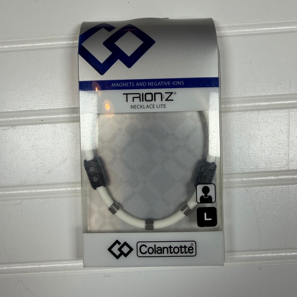 Trion Z Necklace Lite Colantotte Magnetic Ionic White Large 22in Sport Japan NIP